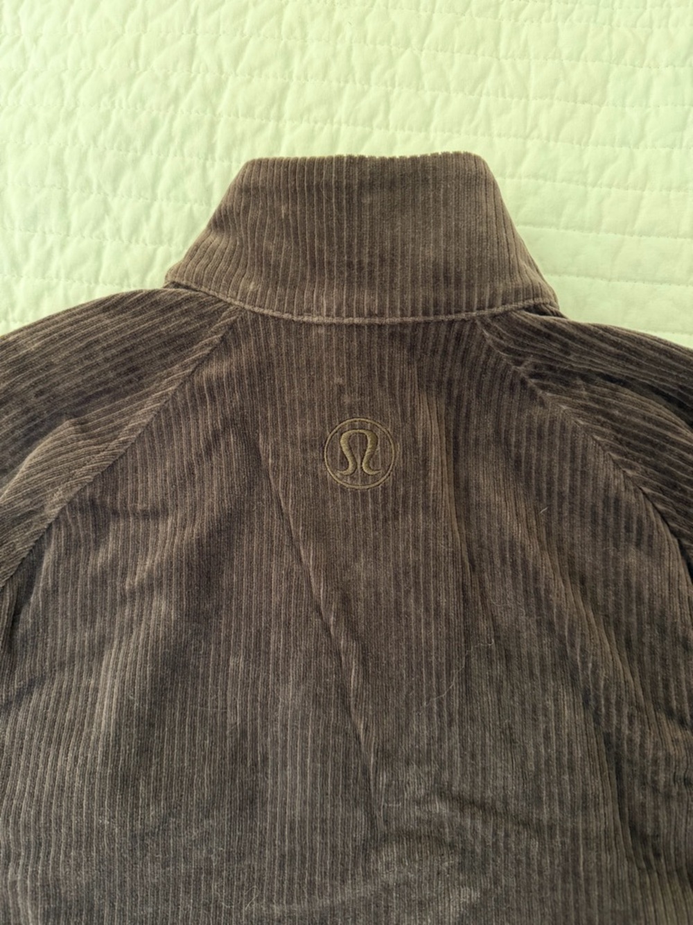 lululemon athletica Women's Brown Corduroy Turtleneck Jacket